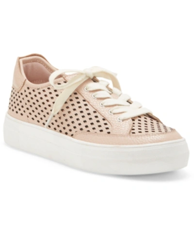Shop Vince Camuto Karshey Lace-up Platform Sneakers Women's Shoes In Spanish Villa