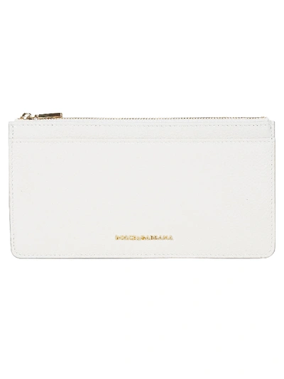 Shop Dolce & Gabbana Card Holder In Bianco
