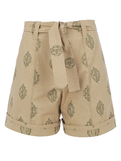 Shop Chloé Bermuda Shorts In Bianco