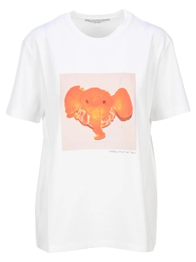 Shop Stella Mccartney Elephant T-shirt In White