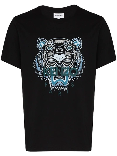 Shop Kenzo Logo-print T-shirt In Black