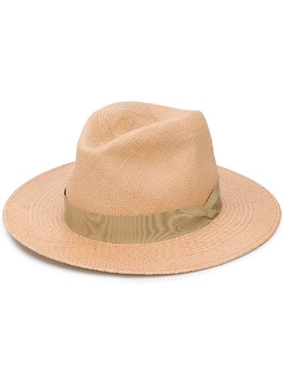 Shop Rag & Bone Woven Panama Hat In Neutrals