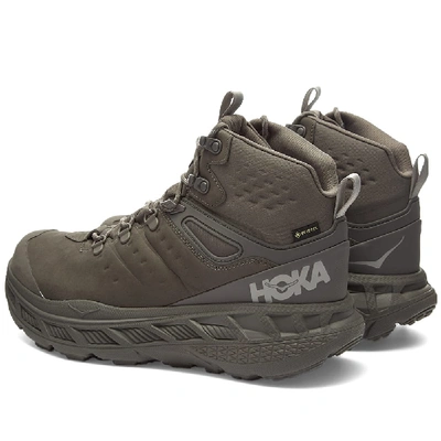 Shop Hoka One One Stinson Mid Gore-tex In Grey