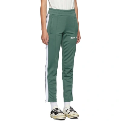 Shop Palm Angels Green Classic Track Pants In Pine Green