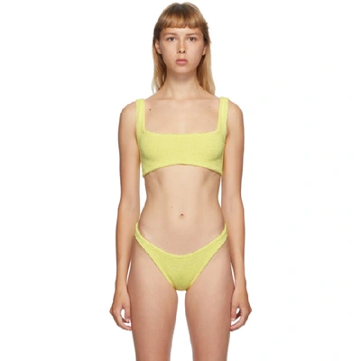 Shop Hunza G Yellow Xandra Bikini