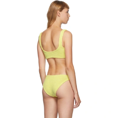 Shop Hunza G Yellow Xandra Bikini