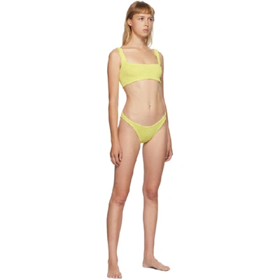 Shop Hunza G Yellow Xandra Bikini