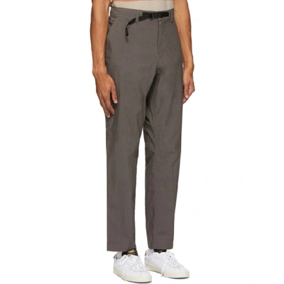 Shop Saturdays Surf Nyc Grey Shaw Trousers In Steel