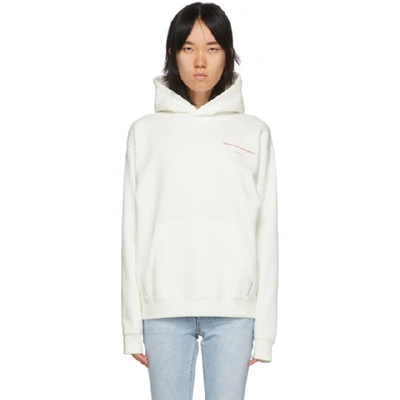 Shop Alexander Wang Off-white Saw Blade Hoodie In 104 Soft Wh