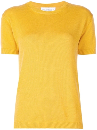 Shop Alexandragolovanoff Andre Cashmere T-shirt Sweater