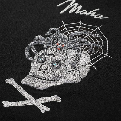 Shop Maharishi Skull Tour Popover Hoody In Black