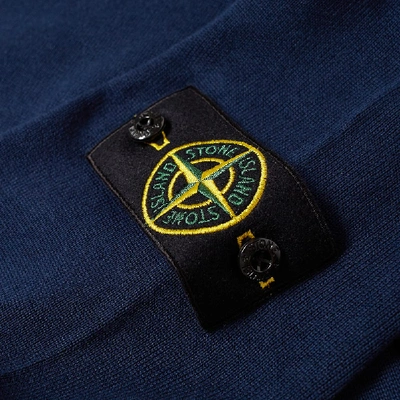 Shop Stone Island Knit In Blue