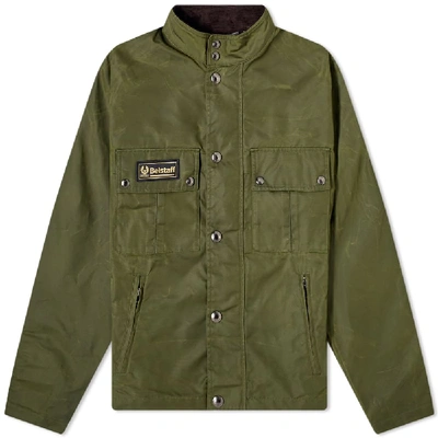 Shop Belstaff Instructor Jacket In Green