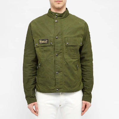 Shop Belstaff Instructor Jacket In Green