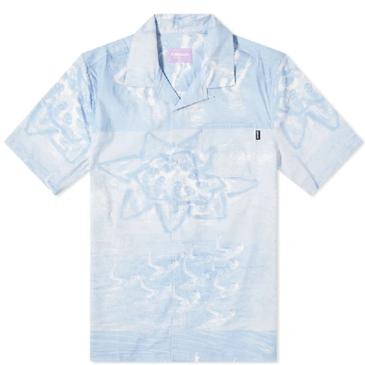 Shop Alltimers Sync Up Button Up Shirt In Blue