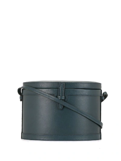 Shop Hunting Season The Round Trunk Bucket Bag In Blue