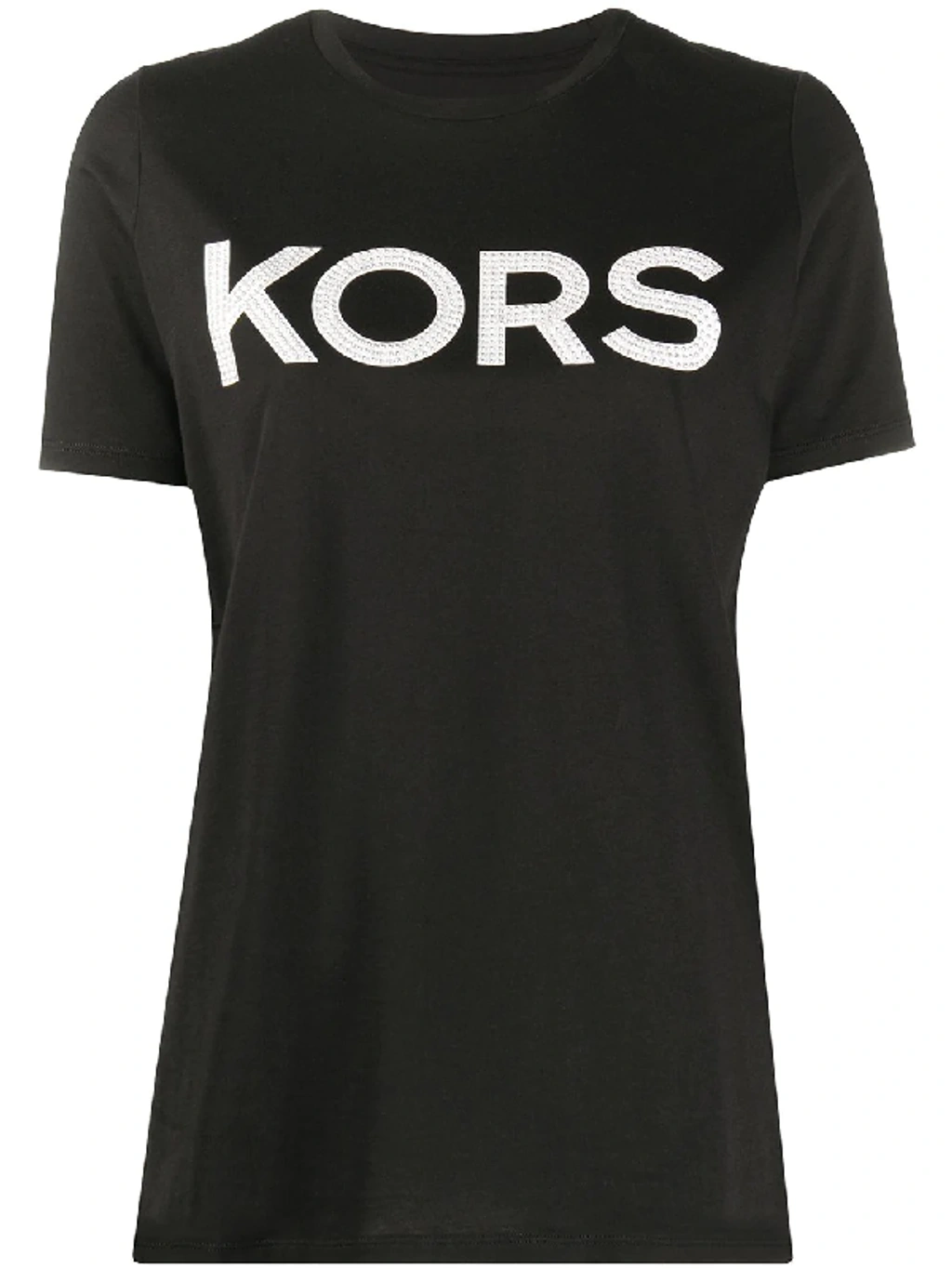 Michael Michael Kors T-shirt With Studded Logo In Black