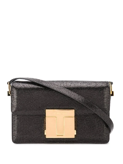 Shop Tom Ford Small 001 Shoulder Bag In Black