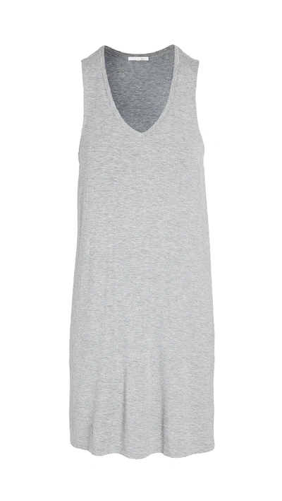 Shop Skin Loraine Chemise In Heather Grey