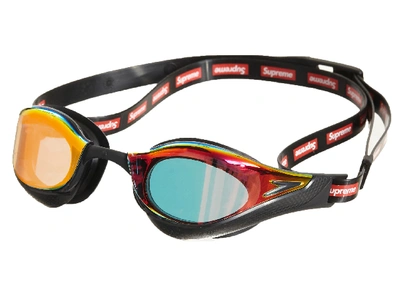 Pre-owned Supreme  Speedo Swim Goggles Black