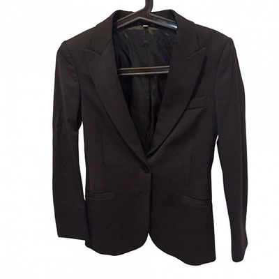 Pre-owned Tod's Wool Suit Jacket In Black