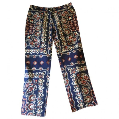 Pre-owned Manoush Multicolour Cotton Trousers