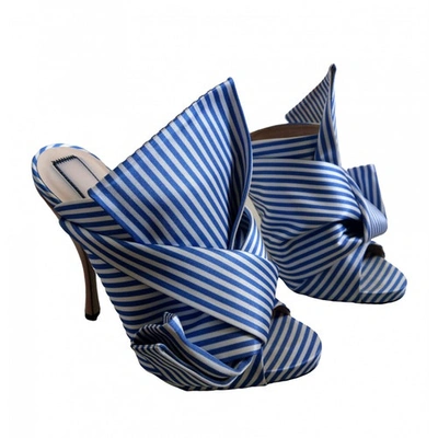 Pre-owned N°21 Blue Cloth Sandals