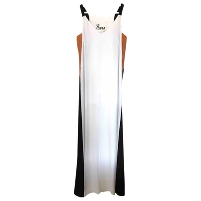 Pre-owned 8pm Maxi Dress In White