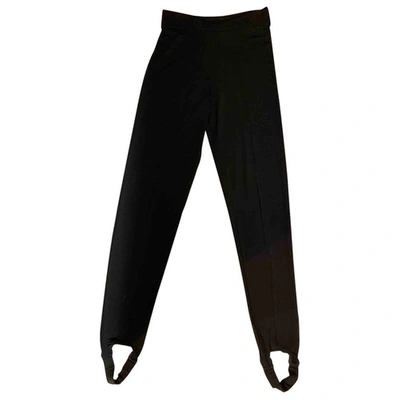 Pre-owned Jean Paul Gaultier Black Trousers