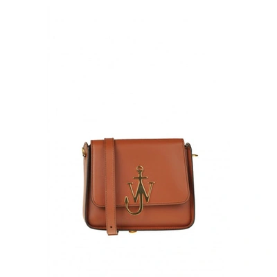 Pre-owned Jw Anderson Logo Brown Leather Handbag