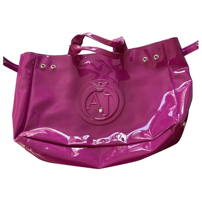 Pre-owned Armani Jeans Pink Handbag
