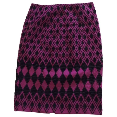 Pre-owned Catherine Malandrino Mid-length Skirt In Purple