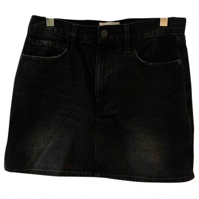 Pre-owned Frame Grey Denim - Jeans Skirt