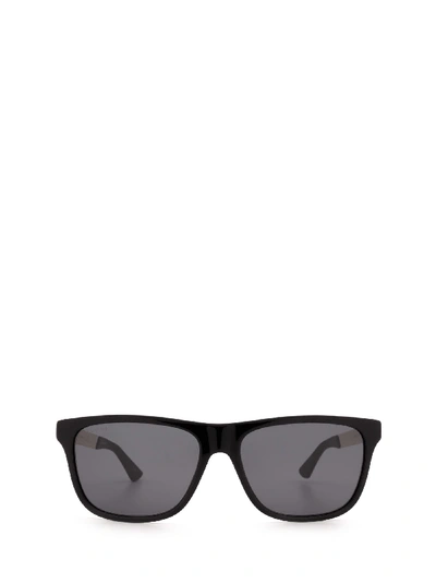 Shop Gucci Gg0687s Black Sunglasses In 1