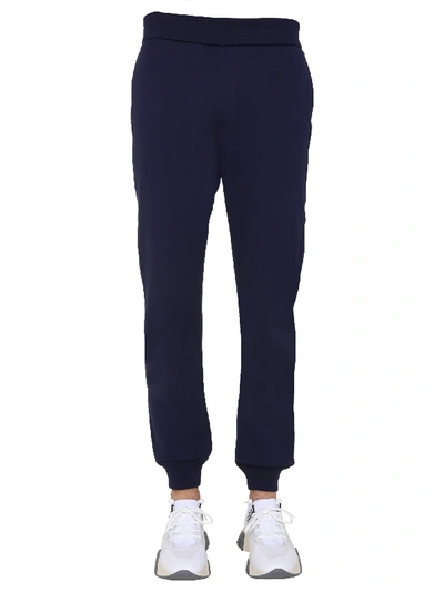 Shop Versace Jogging Pants In Blu