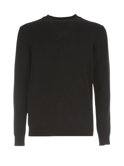 Shop Nuur Sweater L/s Crew Neck In Black