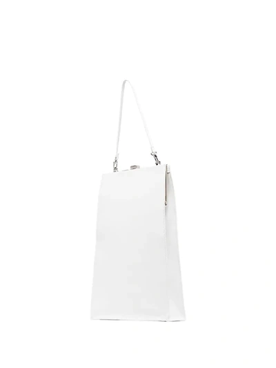 Shop Studio Amelia 4.3 Midi Envelope Bag In White