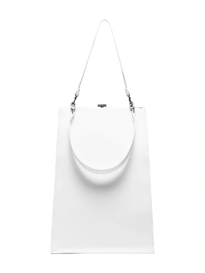 Shop Studio Amelia 4.3 Midi Envelope Bag In White