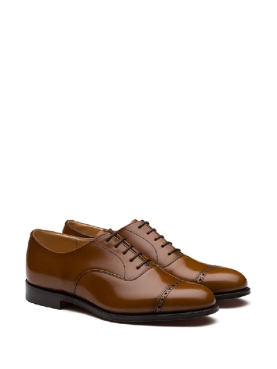 Shop Church's Barcroft Lace-up Oxford Shoes In Brown