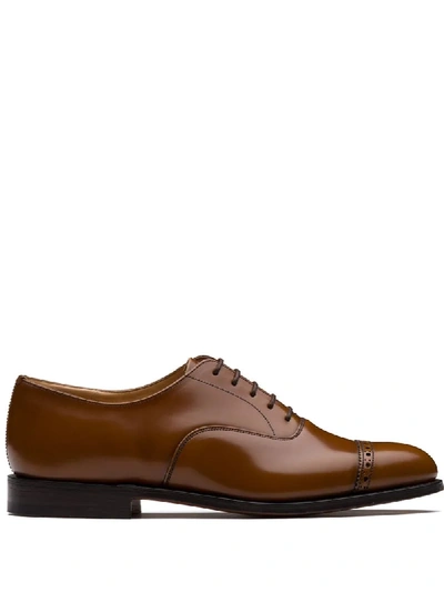 Shop Church's Barcroft Lace-up Oxford Shoes In Brown