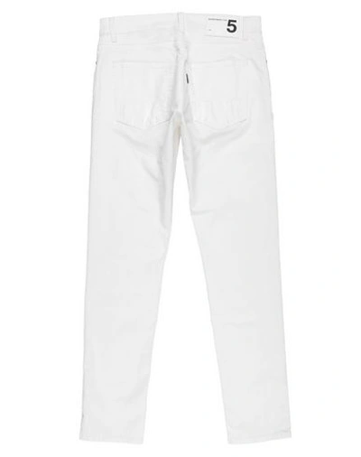 Shop Department 5 Man Pants White Size 30 Cotton, Elastane