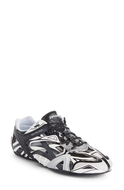 Shop Balenciaga Drive Sneaker In Light Grey/ Black