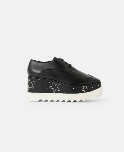 Shop Stella Mccartney Black Elyse Platforms