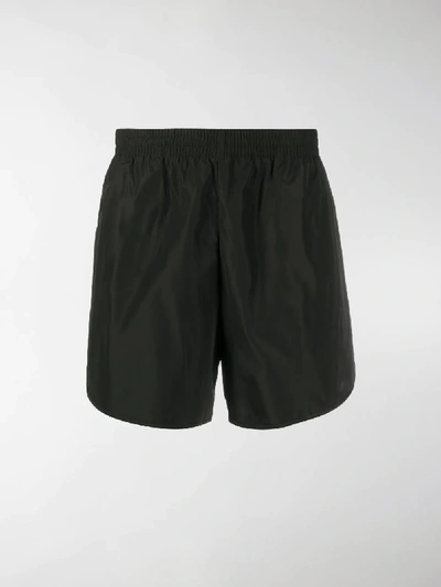 Shop Balenciaga Knee-length Swim Shorts In Black