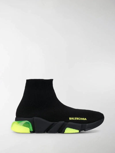 Shop Balenciaga Speed Sock-style Sneakers In Black