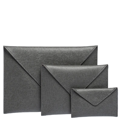 Pre-owned Audemars Piguet Grey Leather Pouch Set