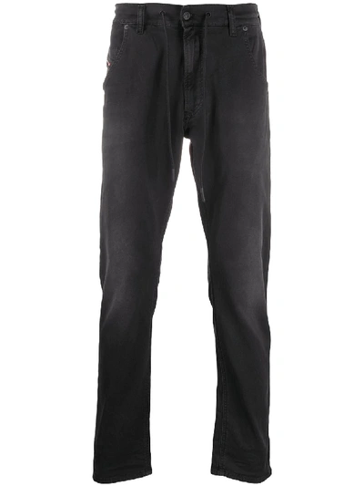Diesel 2030 D-krooley 0670m Jeans In Black