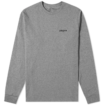 Shop Patagonia Long Sleeve Fitz Roy Horizons Responsibili-tee In Grey