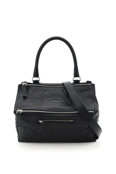 Shop Givenchy Pandora Medium Handbag In Black
