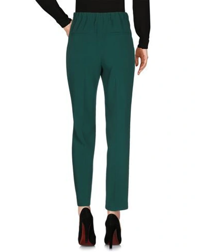 Shop Alberto Biani Woman Pants Dark Green Size 4 Triacetate, Polyester